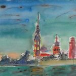 Alla Rusu – Saint Petersburg, watercolour